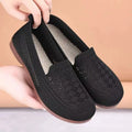 Beige women's low-top mesh casual shoes with a round toe and lightweight PVC sole.