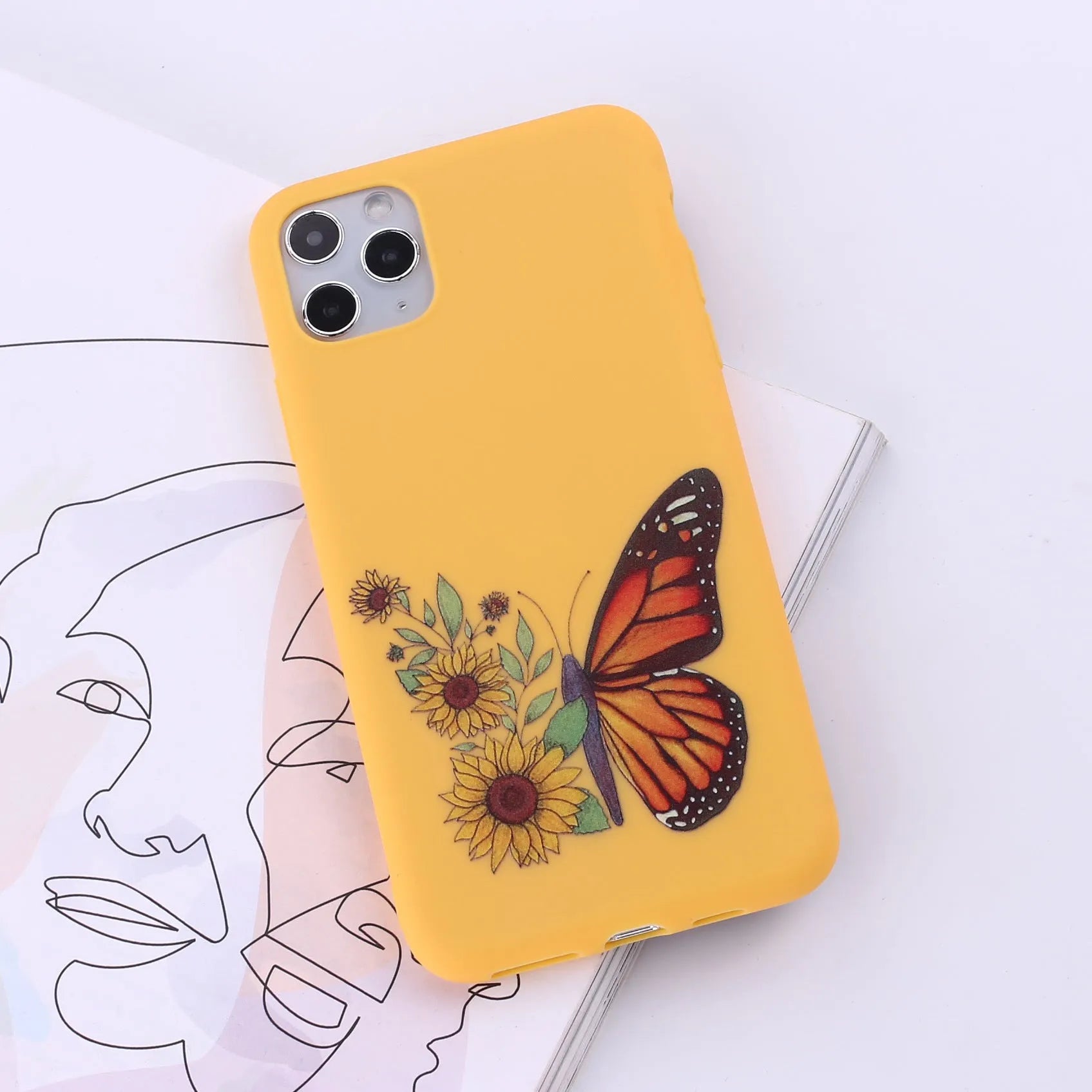 Painted TPU mobile phone case for iPhone 11 series in multiple colour options