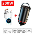 Black zinc alloy car charger compact design for vehicle USB charging