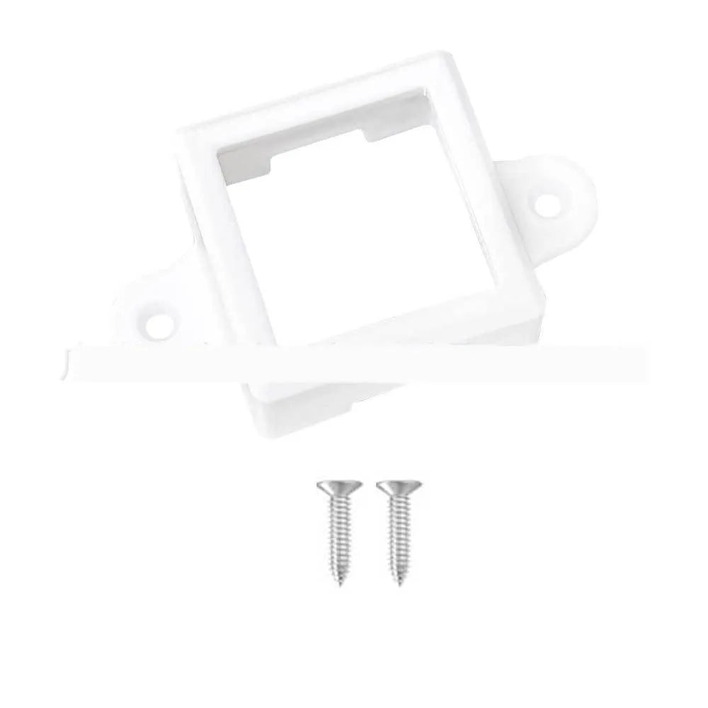 Small white plastic lampshade for LED light bracket protection