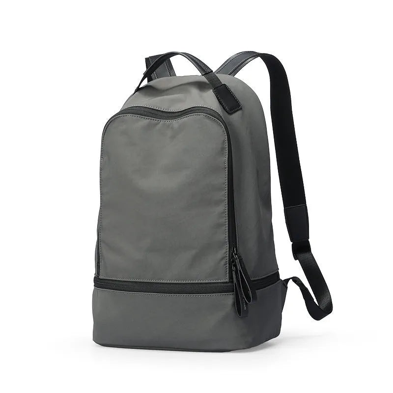 Oxford cloth leisure backpack in solid colour with under 20L capacity for daily commuting and travel