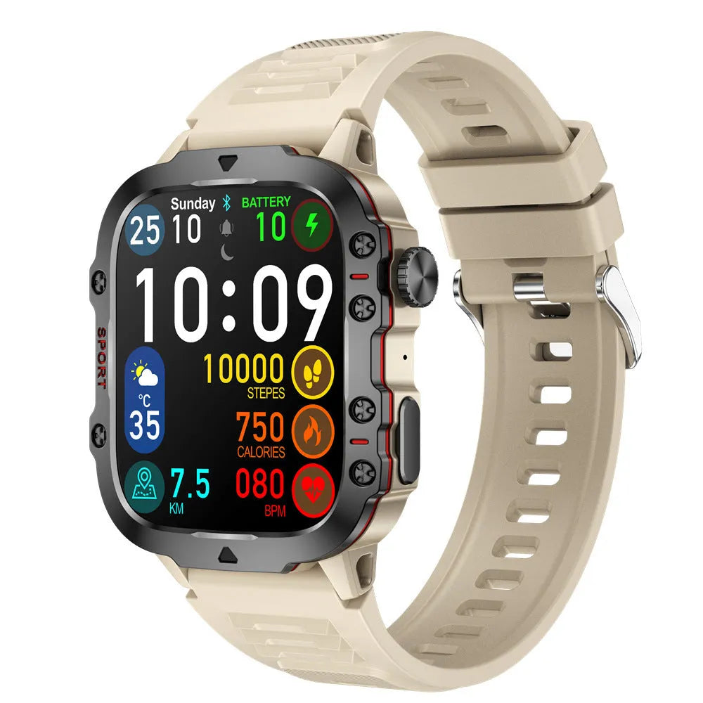 QX11 Smart Bluetooth Watch with zinc alloy case and TFT touchscreen display.
