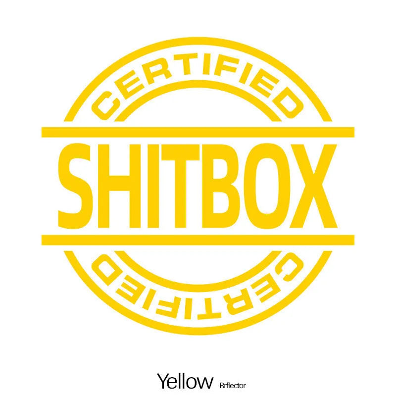 13x12cm vinyl car body sticker in multiple colour options including glitter for vehicle decoration