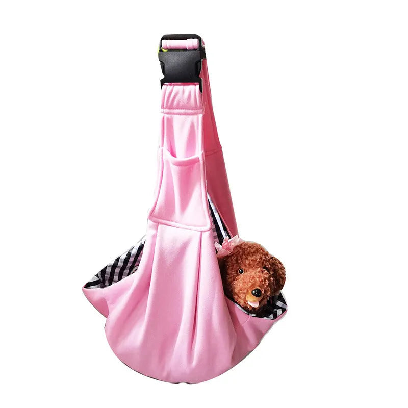 Cat-themed messenger bag folded and unfolded showing multiple compartments and adjustable shoulder strap