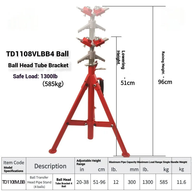 Industrial steel pipe bracket with V-shaped head design showing short and high configurations