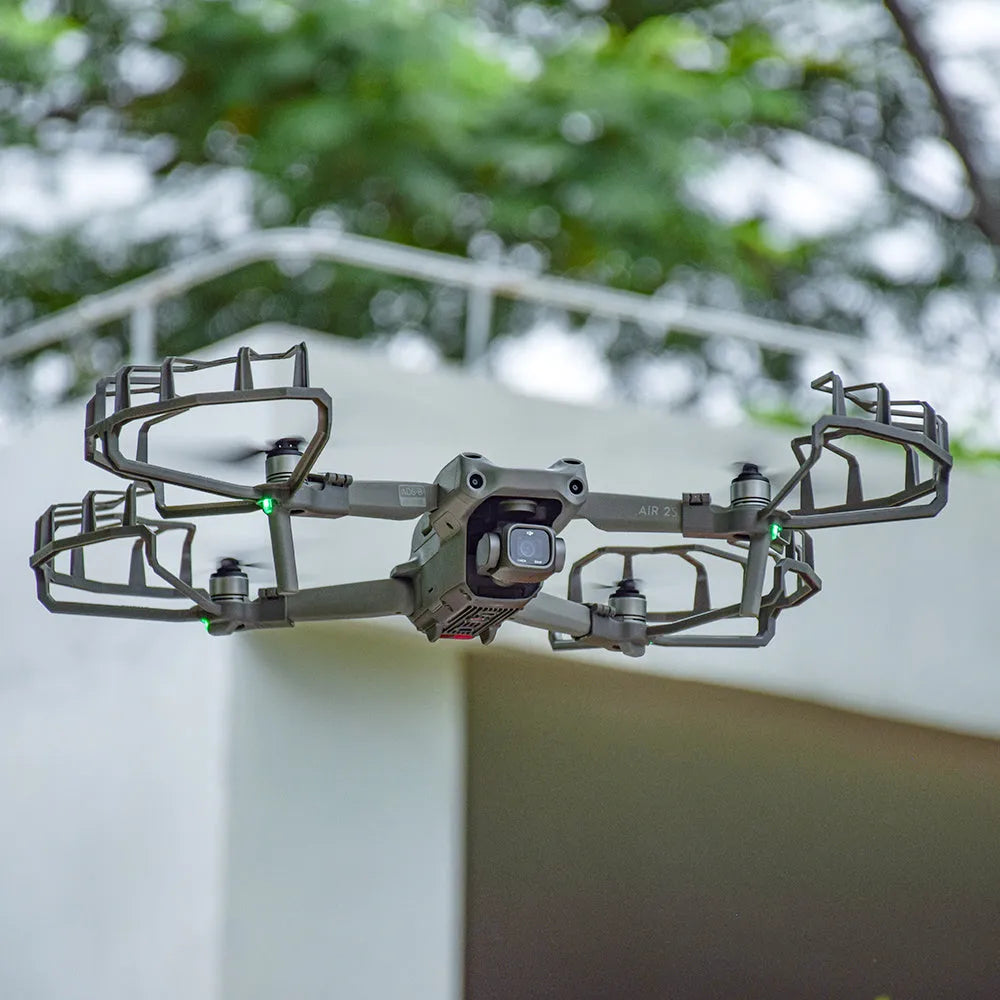 Grey ABS propeller guard ring for DJI Mavic Air 2 and Air 2S drones on a white background.