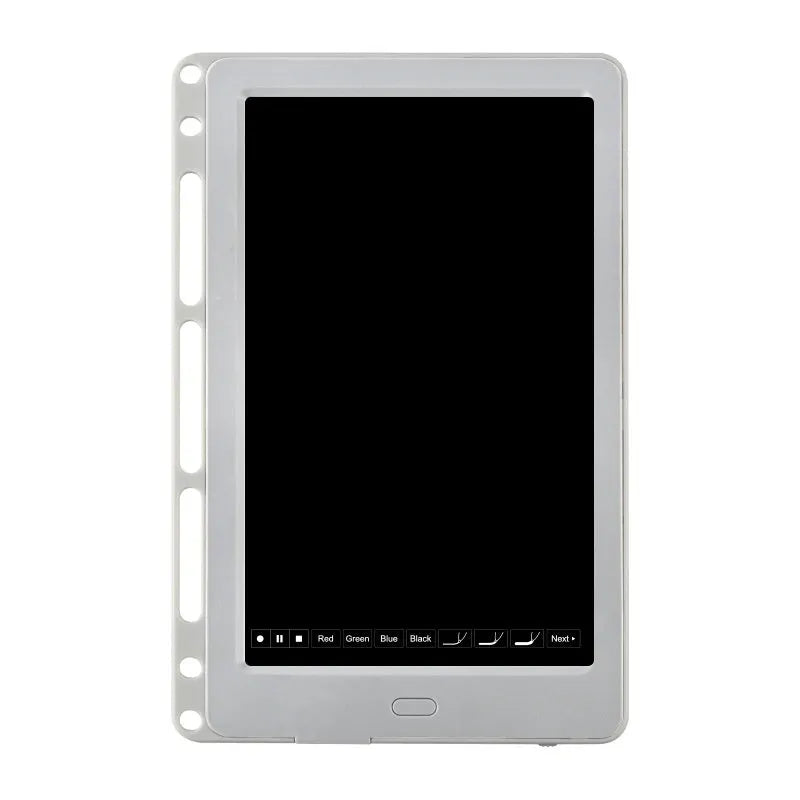 85-inch electronic writing pad with smart pen on stitching appearance background
