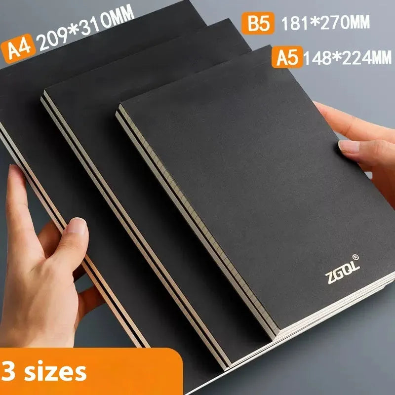 A5 and B5 thickening writing pads with tearable sheets in horizontal line, grid and blank paper options