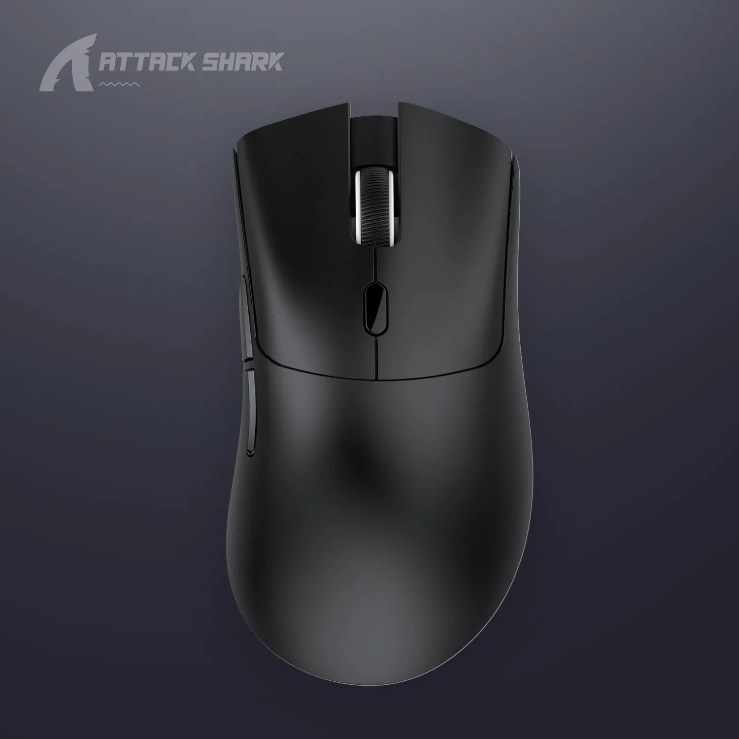 Attack Shark wireless three-mode gaming mouse in black, red or white colours