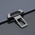 Metal car interior silencer insert shown in matte black, gold, and silver colour options.