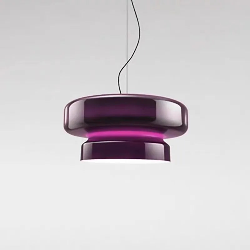 Modern square glass chandelier ceiling light in brown finish with warm illumination