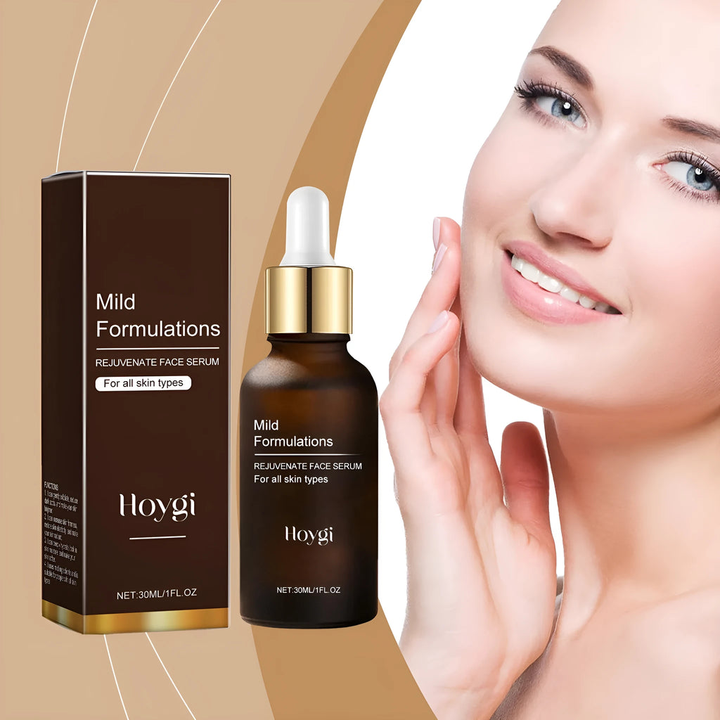 30ml facial skin care essence bottle with nourishing arbutin, collagen and hyaluronic acid ingredients
