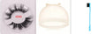 Affectionate brand 5D volume false eyelashes made from mink hair with applicator brush and storage cap.