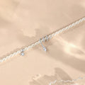 Pearl snake bracelet in 925 silver with electroplated gold or white gold colour on a wrist.