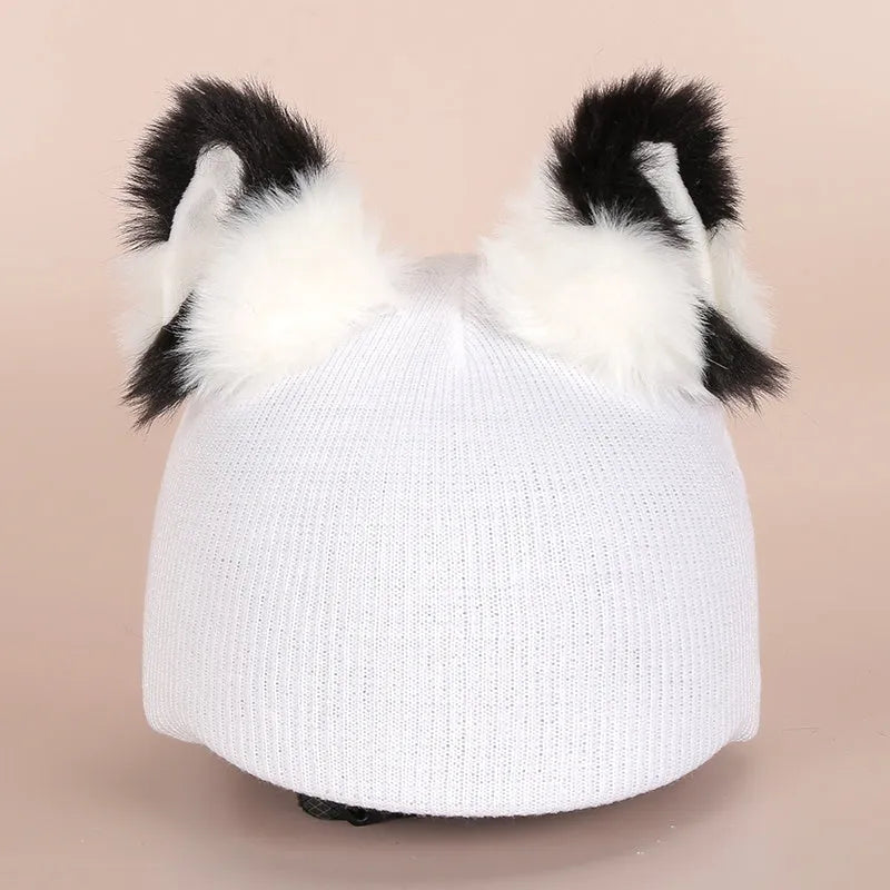 Plush fabric cartoon character helmet cover for cosplay in size M with multiple style options