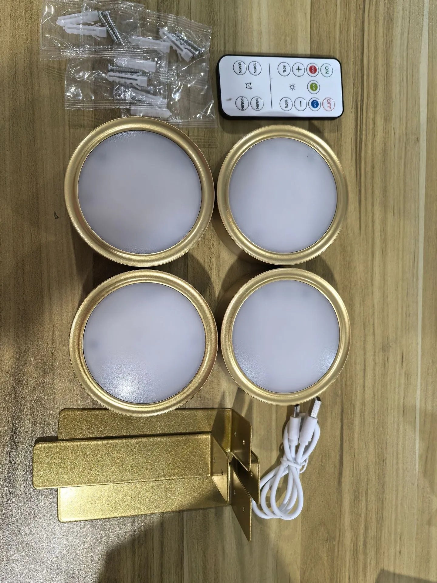 Black wireless magnetic LED painting lamp with remote control for 13-colour RGB lighting