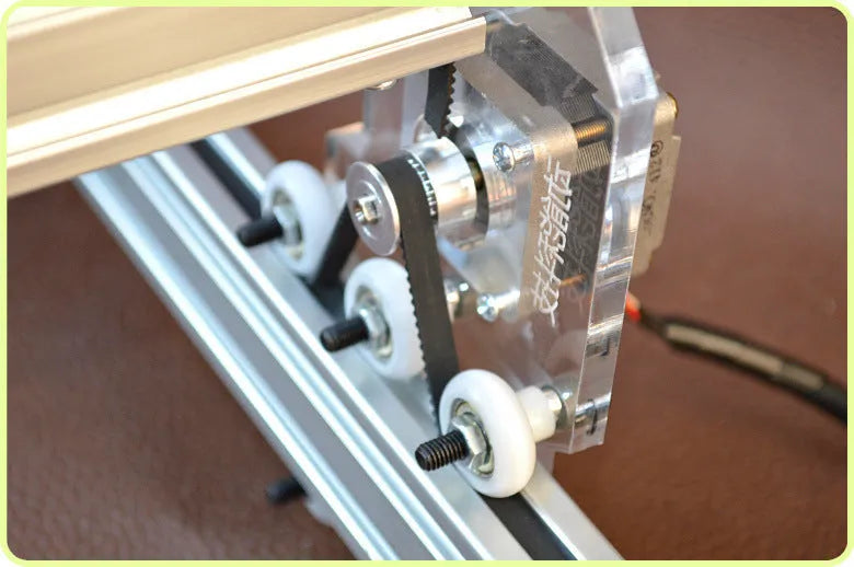 3000mw miniature laser engraving machine with 400x300mm bottom plate for marking and lettering