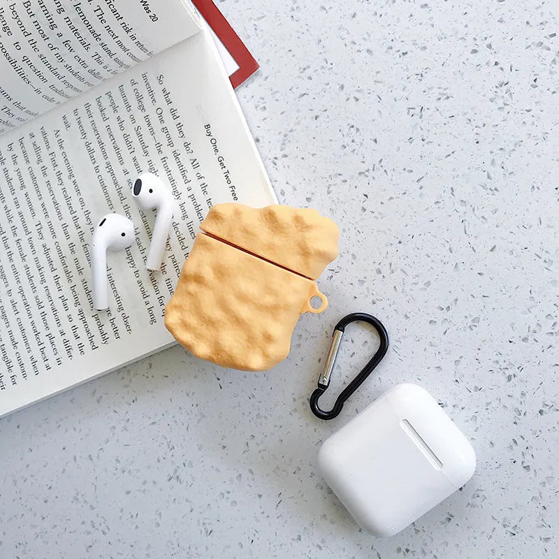 Cartoon animal design silicone AirPods protective case in multiple colour options