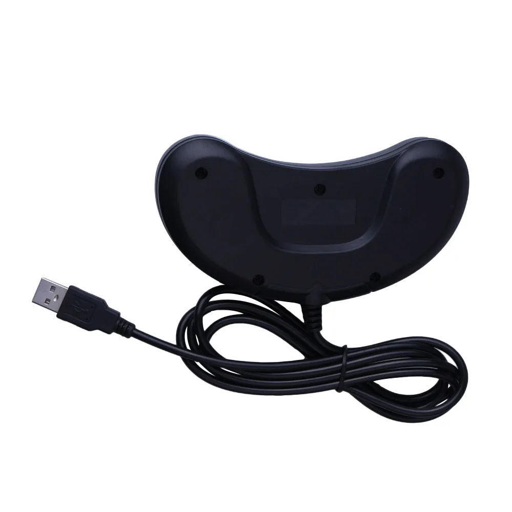 Black Sega USB wired game controller for PC with 1.8-metre cable.