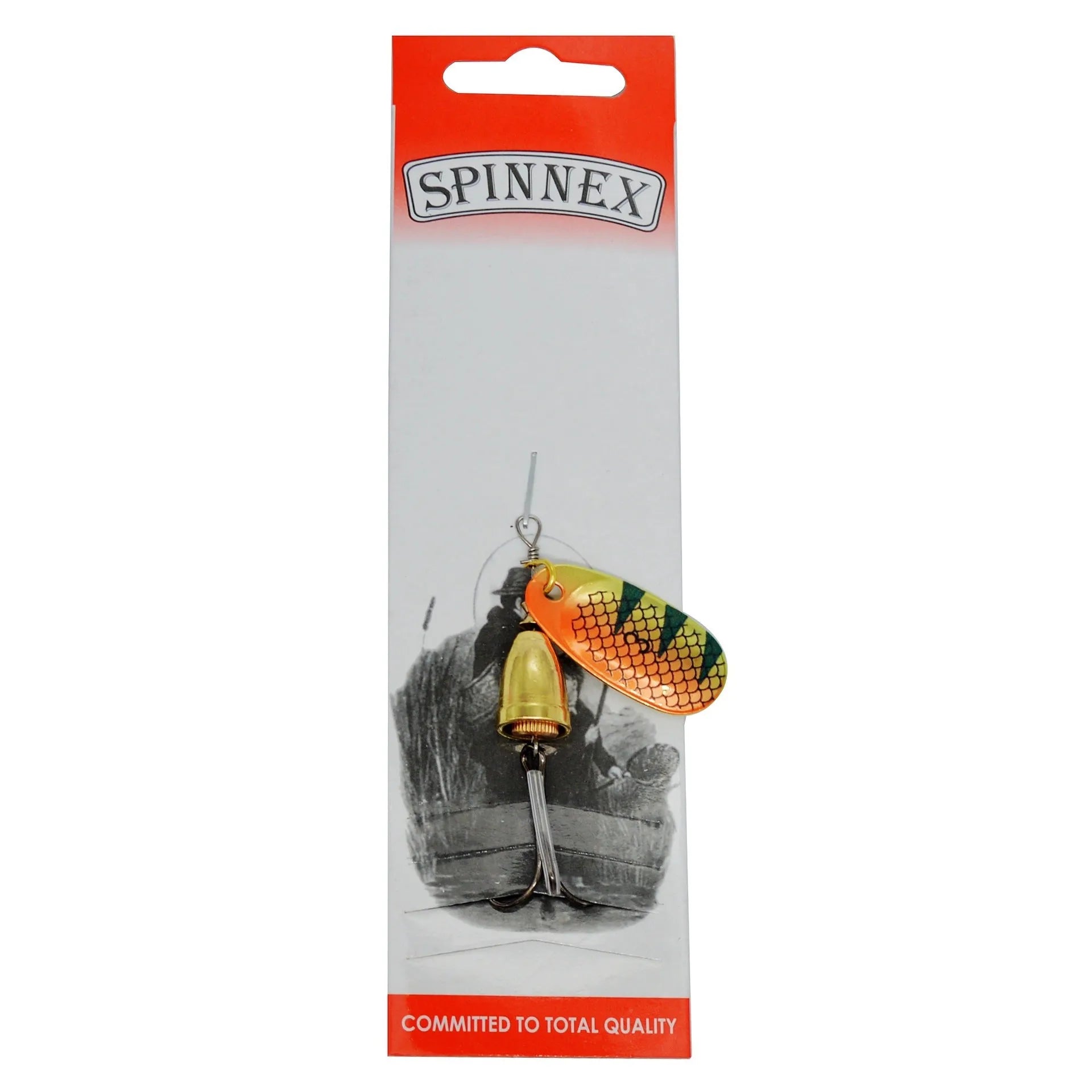 Composite rotating sequin fishing lure with copper bell in multiple colour variations