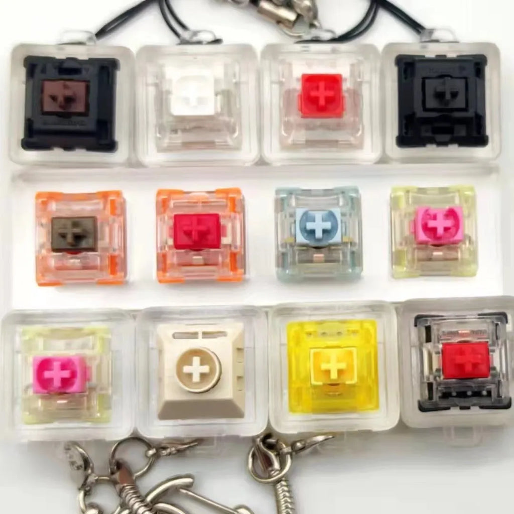 Yellow resin cheese-themed artisan keycap for mechanical keyboards with Cherry MX compatibility