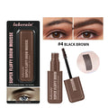Eyebrow cream kit with dye component for brow shaping in six colour shades