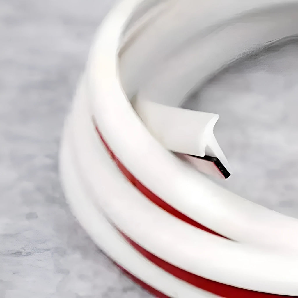 Black TPE automotive rubber seal strip for car door and bumper gap filling