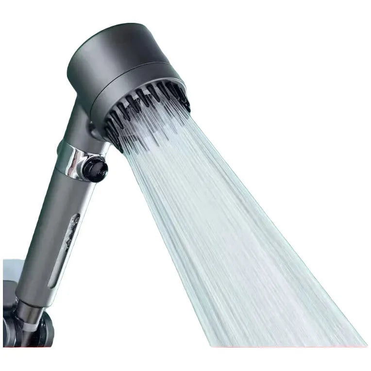 Portable handheld shower head with three spray modes and modern minimalist ABS design