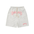 Cotton blend cropped sweatpants in loose street style with four colour options