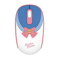 Sailor Moon cartoon wireless mouse in pink with USB connector and adjustable DPI settings