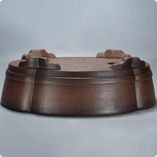 Classical style purple clay bonsai pot measuring 50cm by 39cm