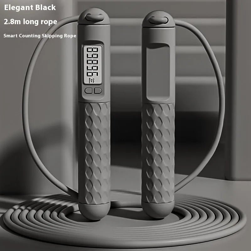 Skipping rope with ball bearings and ABS handles in multiple cord colour options for fitness training