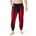 Men's straight-leg casual trousers in polyester available in four colours and six sizes