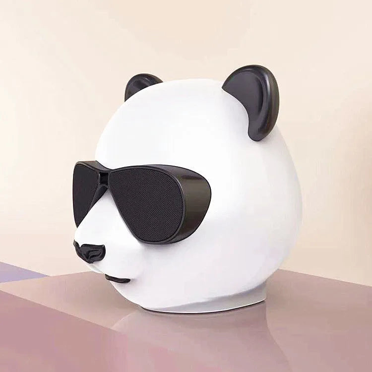 Compact classic style portable mini Bluetooth speaker shown on a surface.