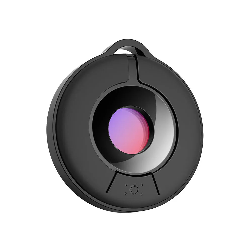 Black infrared camera detector with compact design for privacy protection scanning