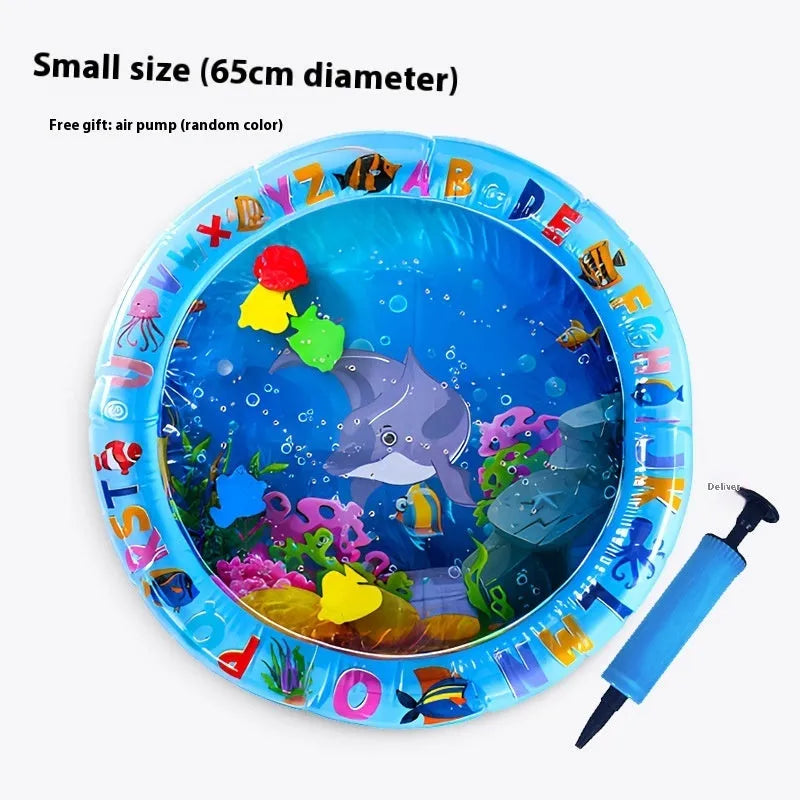 PVC inflatable water cooling bed for pets in dolphin and shark designs