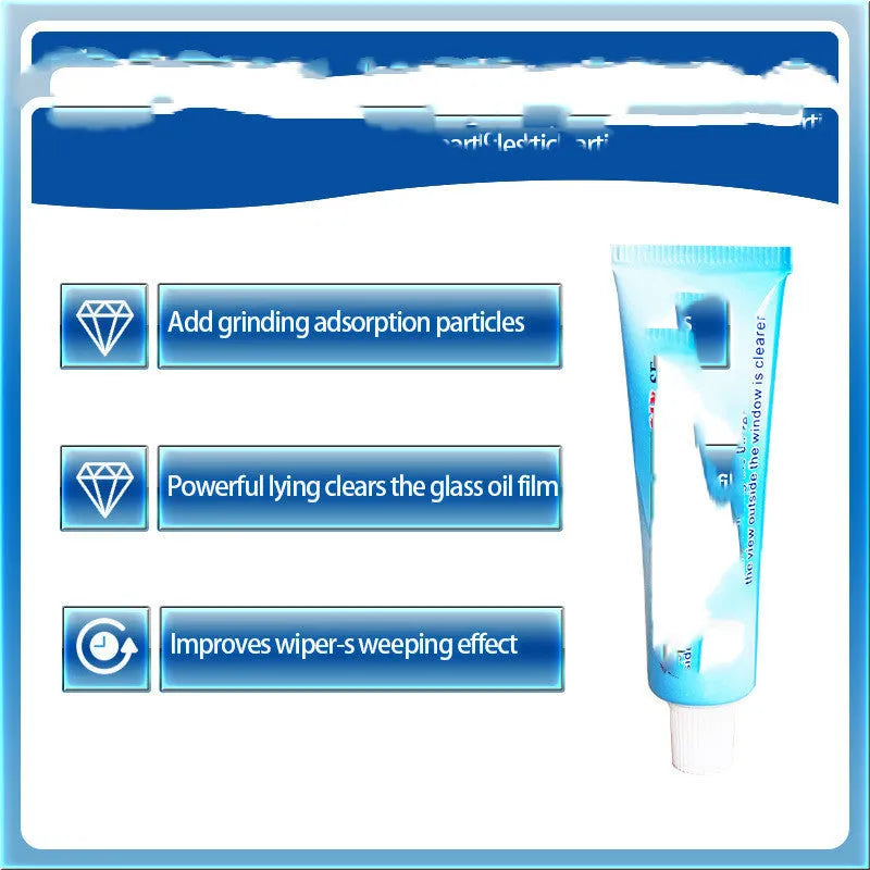 15ml white liquid car windscreen anti-fog spray sachet in English packaging
