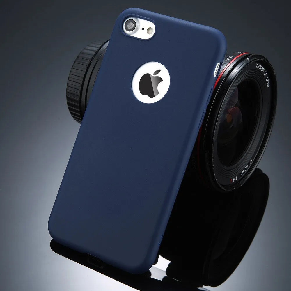 Soft silicon TPU iPhone case in candy colours for multiple iPhone models