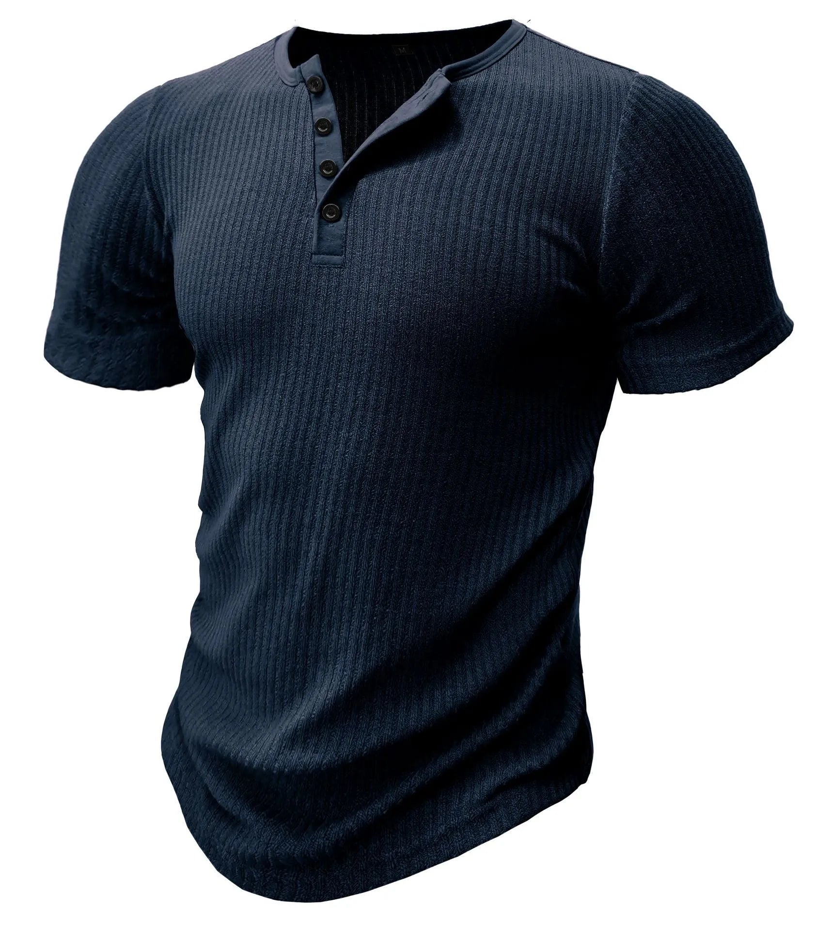Slim-fit men's sports muscle t-shirt in army green, showing short sleeves and solid colour design.