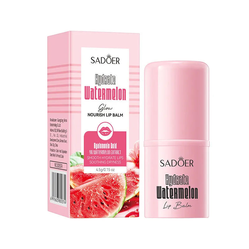 Anti-chapped lip moisturising lipstick tube with variant options showing specific net content weights.