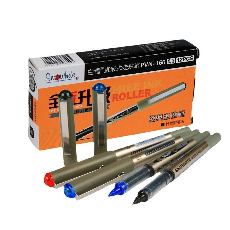 Water-based quick-drying signature pen with 0.5mm tip in plastic barrel