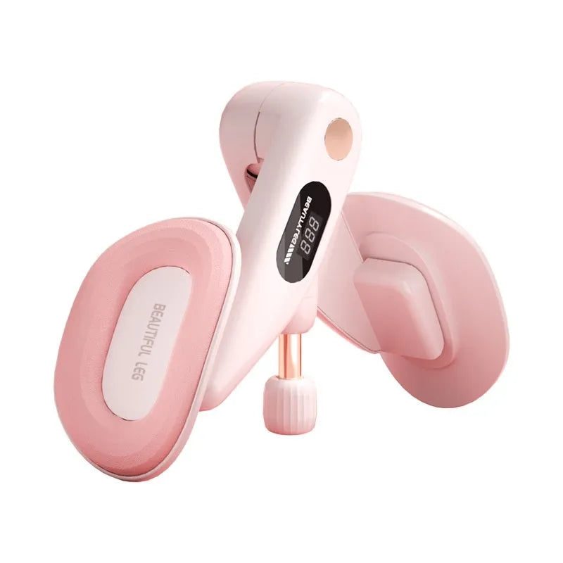 Pelvic floor muscle trainer repair device in blue, gray, green, or pink, made from ABS plastic and spring foam.