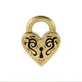 Women's stainless steel heart-shaped ear piercing studs in gold or steel colour options