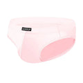 Men's solid colour briefs in seamless breathable fabric with low waist design