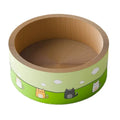 Deep round cat scratch board with HK pit texture in corrugated paper material