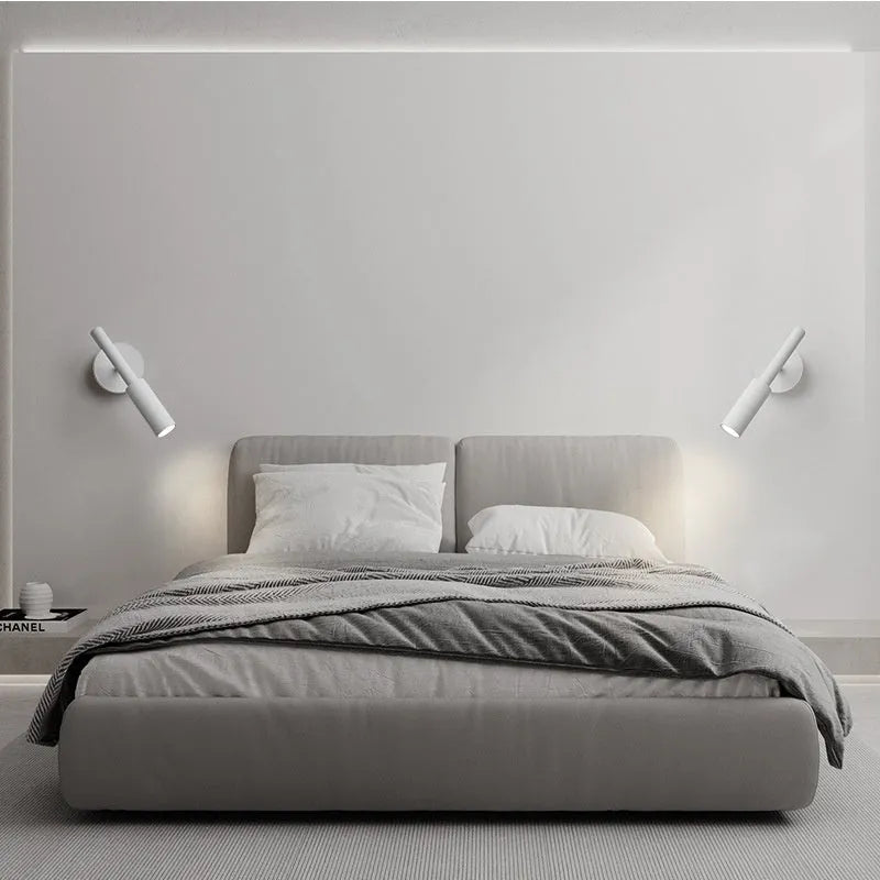 Black wrought iron wall lamp with modern design and three colour temperature lighting options