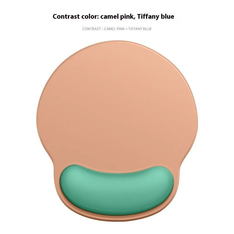 Gradient silicone wristband mouse mat with milk silk surface measuring 220mm by 250mm