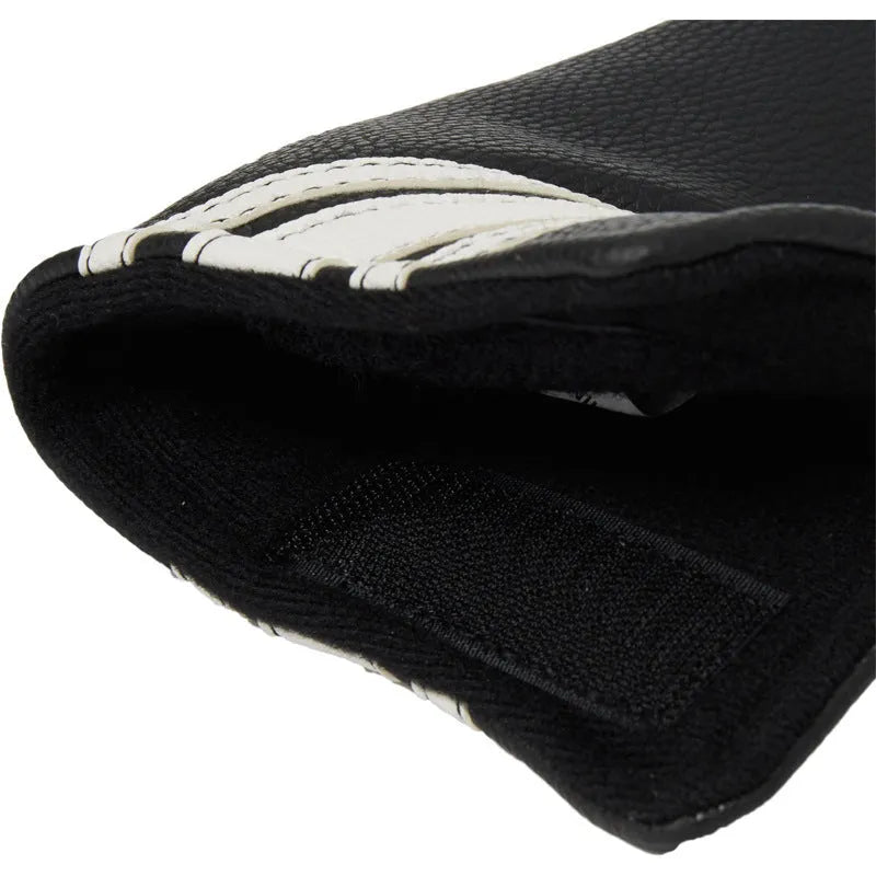 Black PU leather golf push rod sleeve cover for cart protection