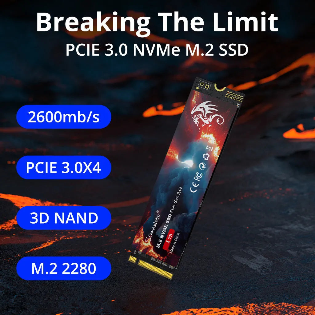 M.2 SATA III 2.5-inch solid state drive for desktop computers showing 80mm by 22mm dimensions.