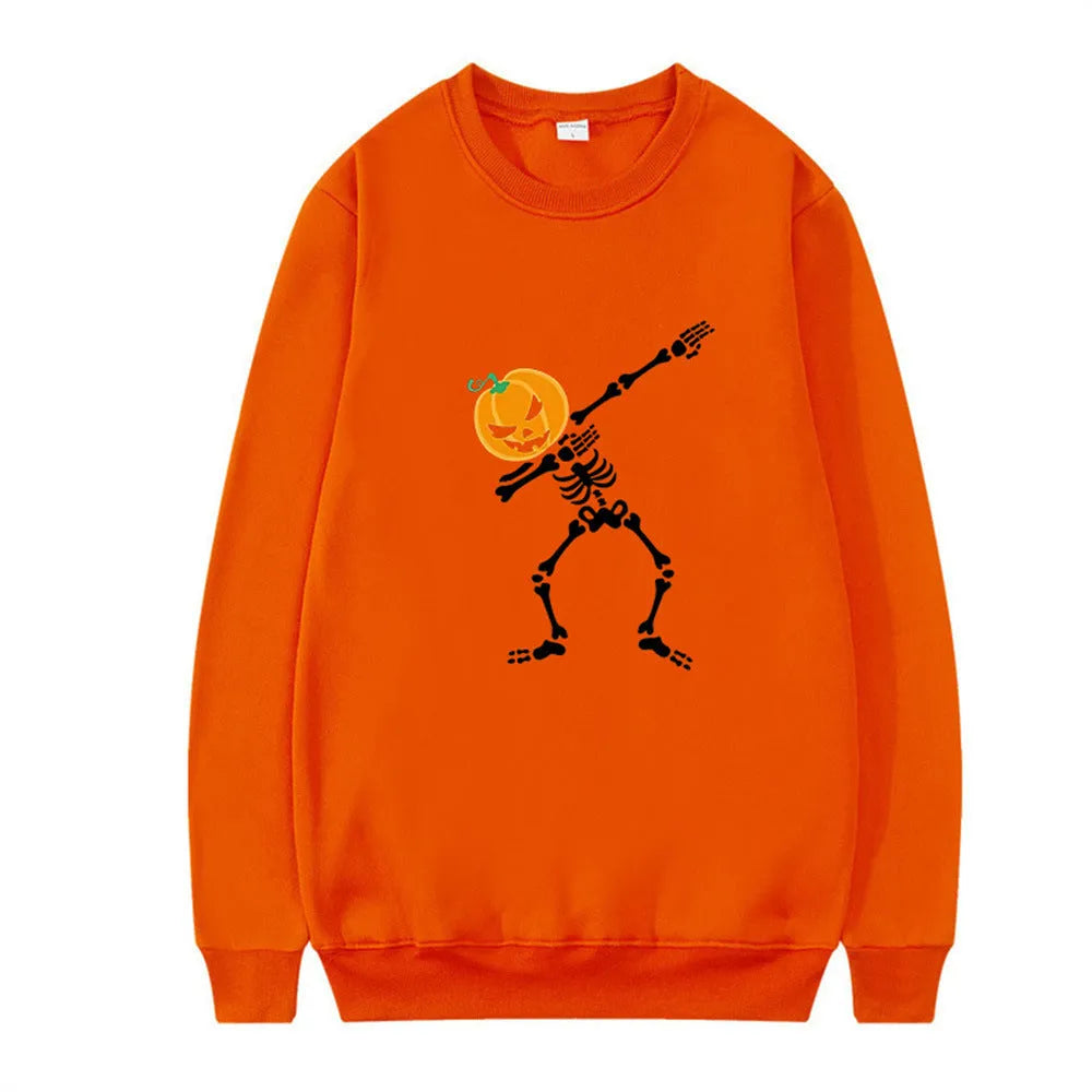 Women's printed cotton crew neck top with long sleeves in multiple colours